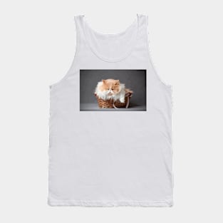 Persian Cat Digital Painting Tank Top